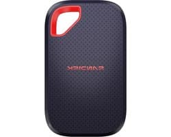 Externe SSD - Snelle Opslag - Bestanden Overzetten - Water en Stofbestendig - 2TB - Zwart