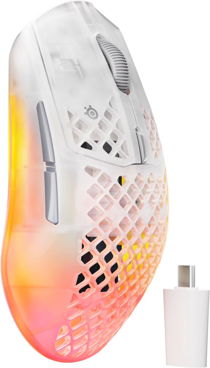 SteelSeries - Aerox 3 Wireless Gen 2 - Ghost — afbeelding 1