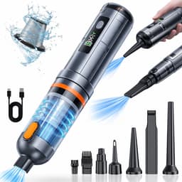 Draadloze Handstofzuiger 16000Pa – Krachtige Auto & Huis Stofzuiger, USB Oplaadbaar, Nat & Droog, Met Blaasfunctie en Accessoires voor Auto, Bank — thumbnail 1