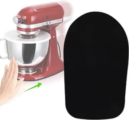 Mixer Slider Mat - Keukenmachine Mat - Apparaat Verplaatsen - Duurzaam Rubber Polyester - 38x22 cm - Geel — thumbnail 1