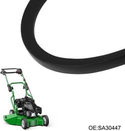 Dailygoods- Grasmaaier V-riem 2 stuks - Compatibel met SABO 52-151 H mA - Rubber met polyester - Bovenbreedte 9,5 mm - Binnenlengte 900 mm - Duurzaam en flexibel - V-snaar — thumbnail 5