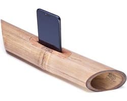 Bamboe speaker - Natuurlijke versterker - Muziek afspelen - Geen stroom nodig - 45 cm - Lichtbruin