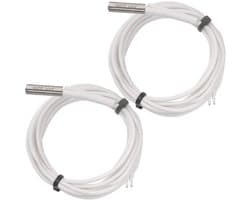 Heater Cartridge Tube - Verwarmingselement 3D Printer - 3D Printen - Roestvrijstalen Huls - 6mm x 20mm - Zilver