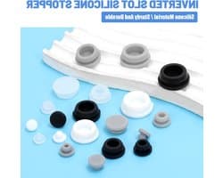 120 Stuks Transparante Silicone Gatenpluggen Set - Herbruikbare Ronde Gatenpluggen, Rubber Gatenkappen en Deksel voor Flessen en Openingen