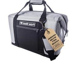 Zachte Koeler - Koeltas Draagtas - Buitenactiviteiten Koelen - 1 Inch Schuimisolatie - 53 Liter - Wit