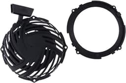 Pull Recoil Starter - Terugslagstarter Grasmaaier - Grasmaaier Starten - Auto-terugslag Smoormontage - 16cm Diameter - Zwart — thumbnail 4