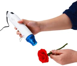 Dailygoods - Mini Heat Gun - Draagbare Heat Gun - Handzaam en Lichtgewicht - Roestvrijstalen Mondstuk - Ideaal voor Doe-Het-Zelf - Perfect voor Ambach — thumbnail 4