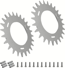 Grasmaaier Spikes - Antislip Grip - Verbeterde Tractie - Duurzame Metalen Constructie - 1 Set - Zilver — thumbnail 4