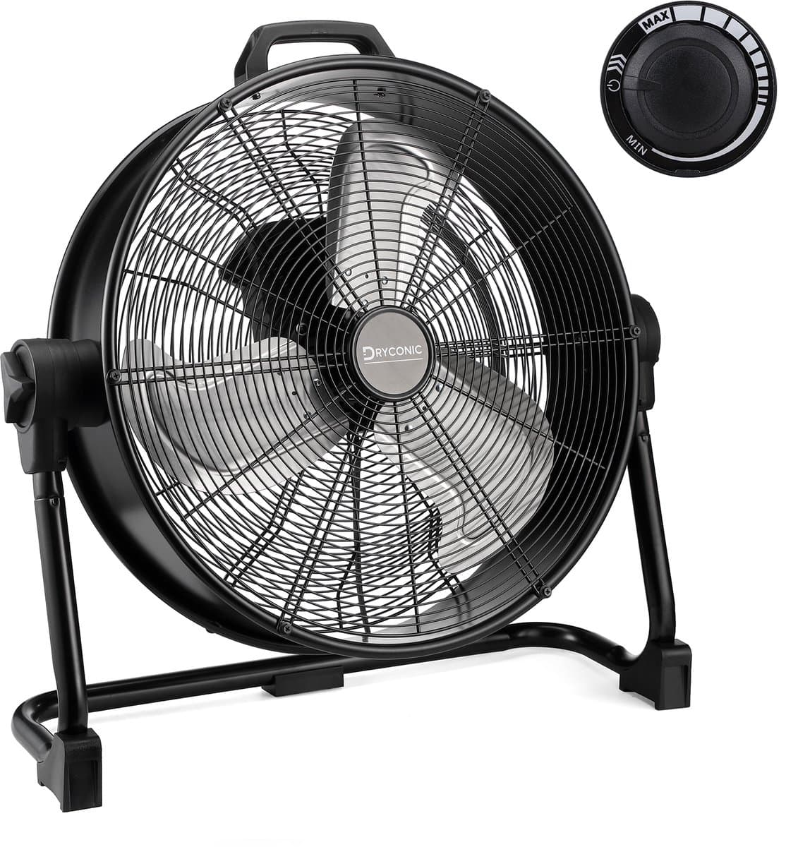 Dryconic 510mm. Professionele VARIO Ventilator met Beugel en Draaghandvat met Variabele Snelheid — afbeelding 1