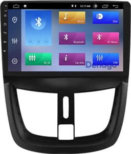 CarPlay autoradio geschikt voor Peugeot 206+ | 2009 t/m 2013 | Android 13 | Draadloos Apple CarPlay & Android Auto | 2GB + 32GB | Denago DNG-A398 | 2025 model | 2009 2010 2011 2012 2013 | Bluetooth & Wifi — thumbnail 3