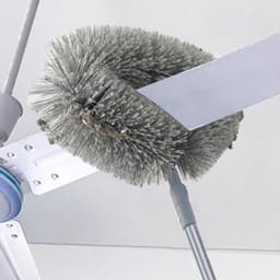 Ventilator Reiniger - Stofdoek - Hoge Plekken - Uittrekbaar Ontwerp - Tot 125 cm - Grijs — thumbnail 3