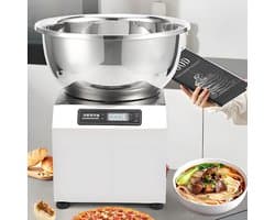 Deegmixer Keukenmachine - Bakmachine - Professioneel Bakken - Grote Capaciteit - 3 kg - Zilver