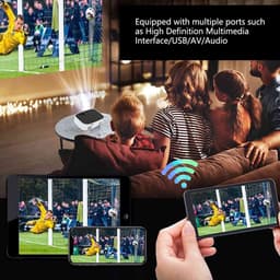 Dailygoods - Draagbare Mini Projector HD 1080P voor Thuisbioscoop — thumbnail 3