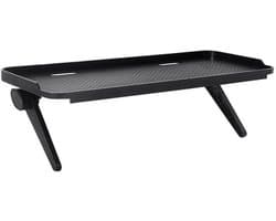 TV Opbergrek - Monitor Plank - Zenders Streamen - Ponsvrij Ontwerp - 30 x 12.5 cm - Zwart