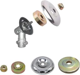 4 stuks vervangende metalen tandwielkast moer bevestigingsset voor bosmaaier, strimmer, grasmaaier, bosmaaier — thumbnail 5