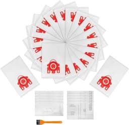 25 - stuks - Geschikt voor vervangende zakken voor Miele HyClean 3D Efficiency GN Classic C1 Complete C2 C3 Series S2000 S5000 S8000 stofzuigers-rood — thumbnail 1