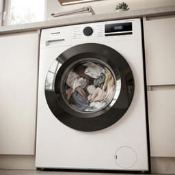 Heinner Slim Wasmachine - 6 kg - 1200 tpm - Energieklasse A - Inverter Motor - 15 Programma's met Stoomfunctie - Smalle Wasmachine 45 cm Diep - Wit - 5 Jaar Garantie — thumbnail 9