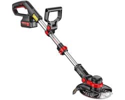 Accu Grasmaaier - Tuingrasmaaier Snoeier - Tuinonderhoud - Dubbele Bladopties - 20V - Zwart