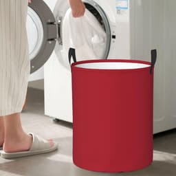 Wasmand - Kledingmand Opberger - Kleding Sorteren - Waterdicht Oxford Doek - 62.8L - Zwart — thumbnail 4