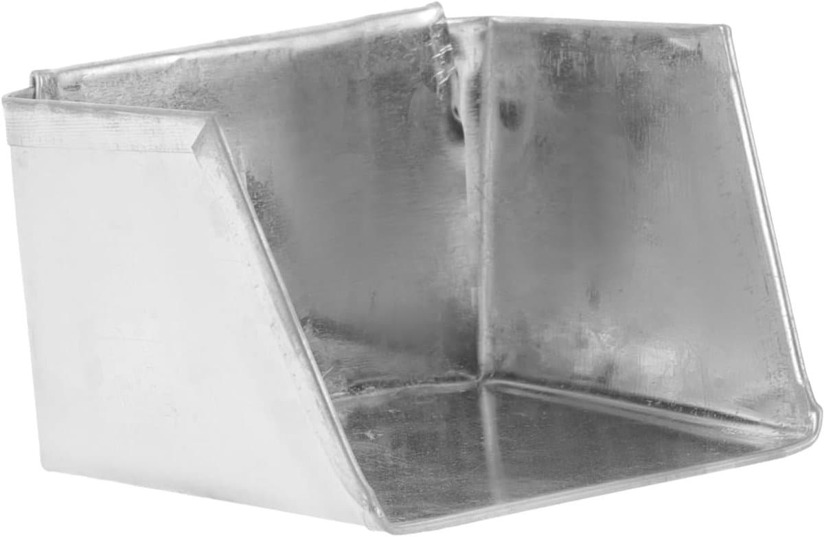 Tafelstofblik - Mini stofblik - Bureau schoonmaken - Compact metalen ontwerp - 7 x 7 x 5 cm - Zilver — afbeelding 1