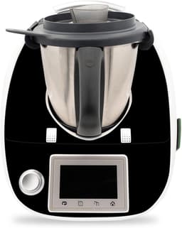 Keukenmachine stickers - Apparaat folie - Keuken personaliseren - Op maat gesneden - TM5 - Zwart mat — thumbnail 1