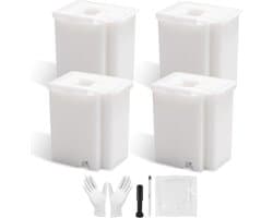 4pcs Printer Waste Ink Pad Vervanging voor EPSON Ecotank ET-2800-ET-2803-ET-4800-ET-2400-ET-2720-ET-4700-ET-2711-L3110-L3250-L3150-L3210-onderhoudsbox-kit-met-absorberende-lepel