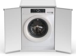 Wasmachine Ombouw - Opbouwmeubel - Kast Wasdroger - Meubel - praktische indeling — thumbnail 1