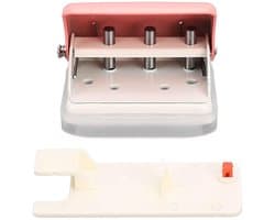 Zware 3-Gats Pons voor Ringband, Geschikt voor 5 Bladen, Ideaal voor Kantoor en Schoolgebruik