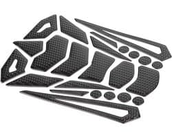 Haringbone ontwerp brandstoftank sticker voor motorfiets, sterke lijm, vervangend en anti-fading