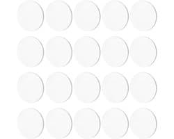 Transparante Acrylplaten 30mm Circulaire Miniatuur Bases - 60 Stuks, 2mm Dikke Lege Actiefiguur Display Bases voor Modelbouw en Verzamelen