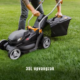 Florixa® Grasmaaier Accu - Grasmaaier Elektrisch - Grasmaaier Benzine - Grasmaaier Benzine Zelftrekkend - Zwart - 114cm x 43cm x 107cm; 9.77 kg — thumbnail 5