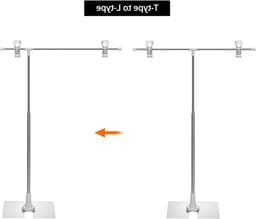 Verstelbare infostander van roestvrij staal voor A3/A4 formaten, ideaal voor evenementen, menu's en detailhandel (29-94 cm) — thumbnail 3