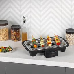 Swiss Haus® SBQ23 Elektrische BBQ - 38 x 22 cm - Staand en Tafelmodel Barbecue - 2000W Tafelbarbecue – Thermostaat Regelbaar – Vaatwasbestendig Rooster - Anti-Roest Grill - Zwart — thumbnail 5