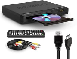 Majority DVD Speler - Compact - HDMI ARC/RCA Aansluiting - Afstandsbediening - Mono-LED - Zwart — thumbnail 4