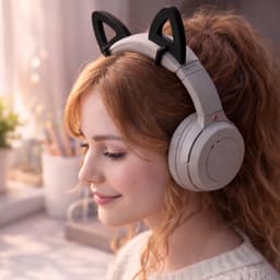 Snap-On Kattenoren Voor Sony WH-1000XM4 Hoofdtelefoon - Afneembare Cat Ears Accessoire - Cosplay Gaming Headset Decoratie - Verstelbaar Design - Lichtgewicht Comfort Fit - Past Perfect Op Headband - Zwart — thumbnail 4