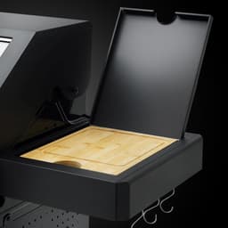 Gasbarbecue Outdoor Grill Station 4+2 Branders met Keramische Sear Zone & Backburner 140x55x117 cm – Platinum Yamara Dark Pro Roestvrij Staal Gietijzer BBQ met Thermometer, Zijbrander, Piëzo-ontsteking en Wielen | HomebyNicole — thumbnail 2