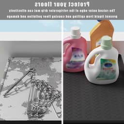 Herbruikbare Druppelbak 60x60 cm, Siliconen Mat voor Koelkasten, Wasmachines en Wijnkasten, Antislip en Waterdicht — thumbnail 3