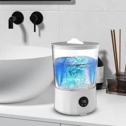 Mini-wasmachine, 1,5 liter wasmachine voor buiten, 3 wasprogramma's, oplaadbare sokkenwasmachine, geschikt voor thuis, op reis en in studentenkamers. — thumbnail 4
