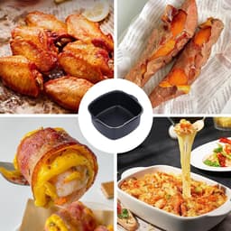Cakepan voor Airfryer - Bakaccessoires voor luchtfriteuse, 22 cm, ideaal voor taarten en desserts — thumbnail 6