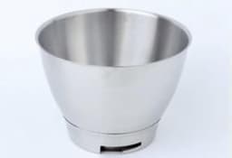 Roestvrijstalen Kom - Keukenmachine Kom - Bakken en Mixen - Duurzaam Materiaal - 43 Liter - Zilver — thumbnail 3