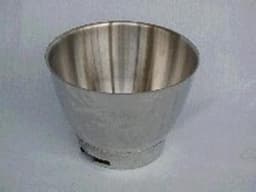 Roestvrijstalen Kom - Keukenmachine Kom - Bakken en Mixen - Duurzaam Materiaal - 43 Liter - Zilver — thumbnail 2