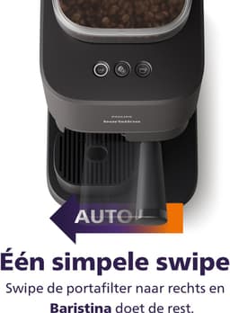 Philips Baristina + Melkopschuimer Bundel - BAR308/60 - Semi-Automatische Espressomachine - Pistonmachine - Koffiemachine met bonen - 2026 Editie - Zwart — thumbnail 5