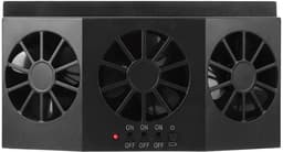 ONF3 - Voertuig Afzuigventilator - Zonne-energie - Draagbare ventilator voor auto - Energiezuinige ventilatie - Koeling en ventileren - Geschikt... — thumbnail 2