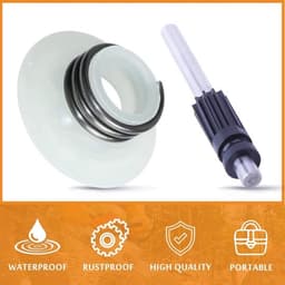 Oliepomp zuiger as met wormwielset als hoogwaardige vervanging geschikt voor Husqvarna 435, 440E, 445, 450 en 450E kettingzagen voor optimale prestaties — thumbnail 4