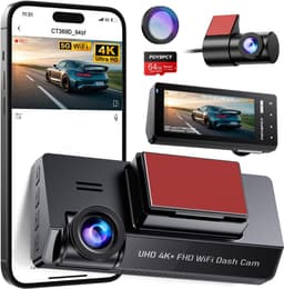 RUX® Dashcam Voor en Achter - Parkeermonitor - Dashcamera - Nachtzicht - Zwart - 4cm x 11cm x 5cm — thumbnail 1