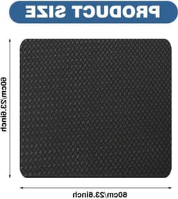 Anti-trillingsmat 60 x 60 cm, antislip siliconen mat voor wasmachine, droger en vriezer, voorkomt geluid en beweging — thumbnail 5