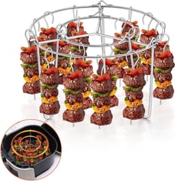 Grillrooster voor Airfryer - Perfect voor Gezond Koken, Crispy Gerechten en Makkelijk Schoonmaken — thumbnail 1