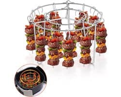 Grillrooster voor Airfryer - Perfect voor Gezond Koken, Crispy Gerechten en Makkelijk Schoonmaken