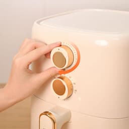 Heteluchtoven - Airfryer - Gezond Koken - Snelle Luchtcirculatie - 45L Capaciteit - Zwart — thumbnail 2