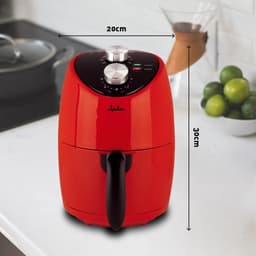Heteluchtfriteuse - Airfryer - Gezond Koken - Olievrij - 2 Liter - Rood — thumbnail 3